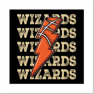 Funny Sports Wizards Proud Name Basketball Classic Posters and Art